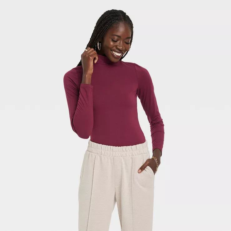 Women's Turtleneck Bodysuit - A New Day™ | Target