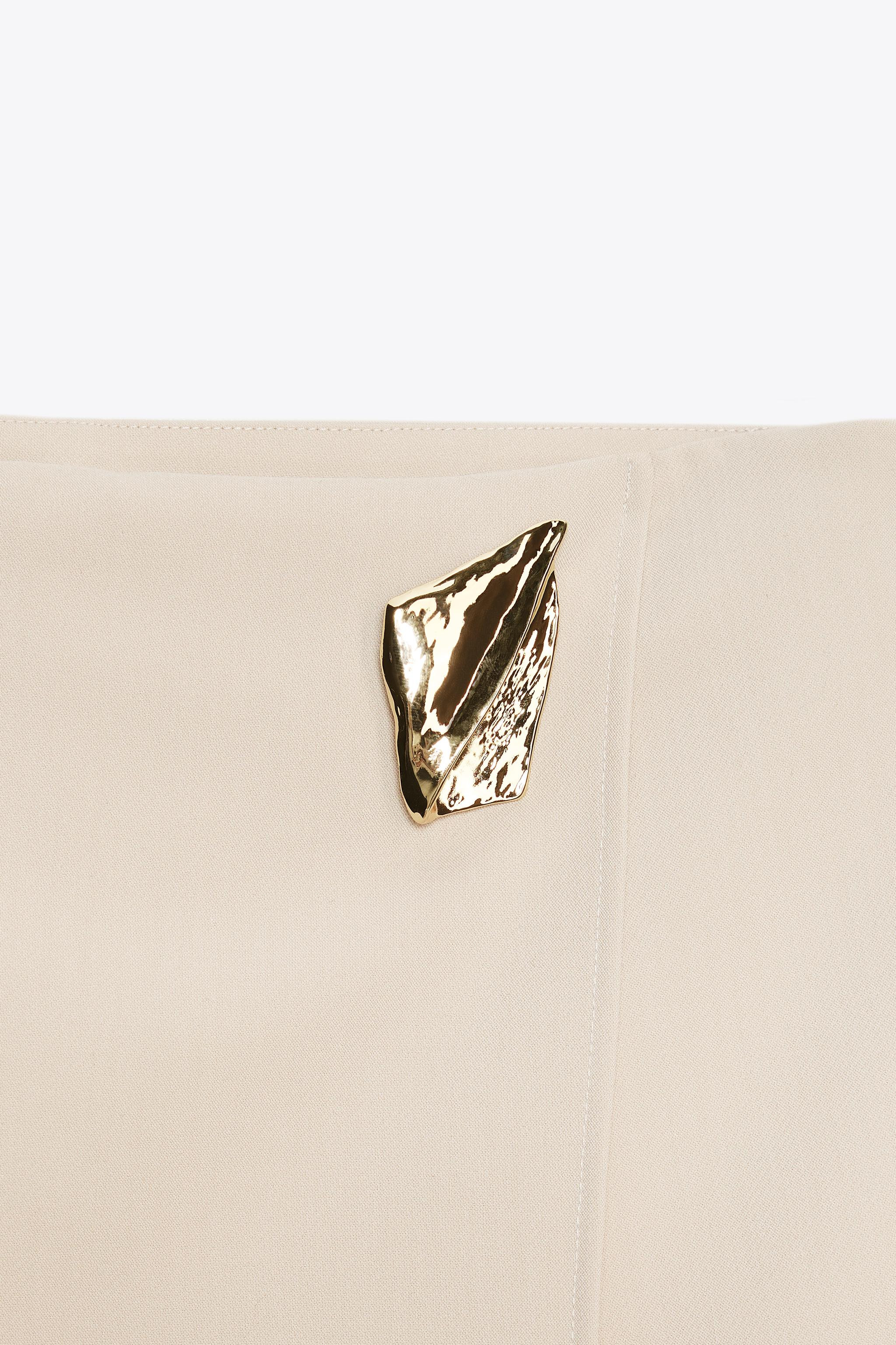 ASYMMETRIC APPLIQUÉ SKORT | Zara AU