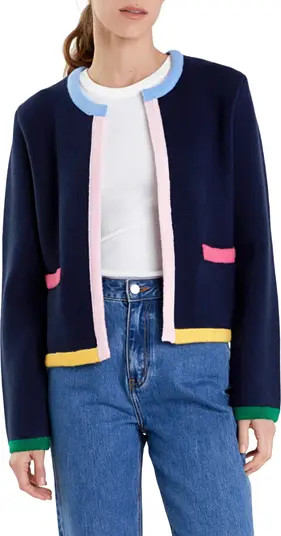 English Factory Colorblock Cardigan | Nordstrom | Nordstrom