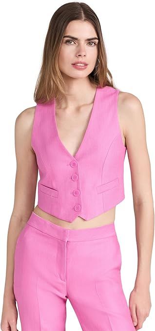 LOVESHACKFANCY Women's Tintley Vest | Amazon (US)