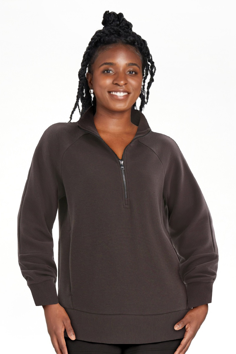 Avia Women's and Women's Ottoman 1/2 Zip Sweatshirt, Sizes XS-4X | Walmart (US)