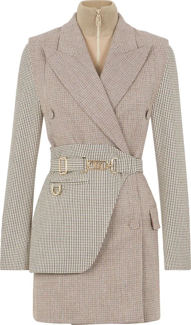 3-in-1 Houndstooth Layered Jacket | Nordstrom