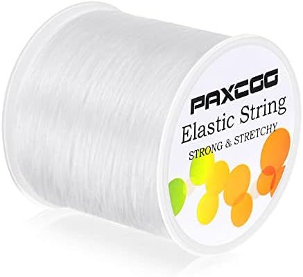 Paxcoo 1mm Elastic Bracelet String Cord Stretch Bead Cord for Jewelry Making and bracelet Making | Amazon (US)