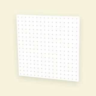 Everbilt 16 in. x 16 in. Heavy-Duty Steel Pegboards Mounting Hardware Included in White (4-Pack)-... | The Home Depot