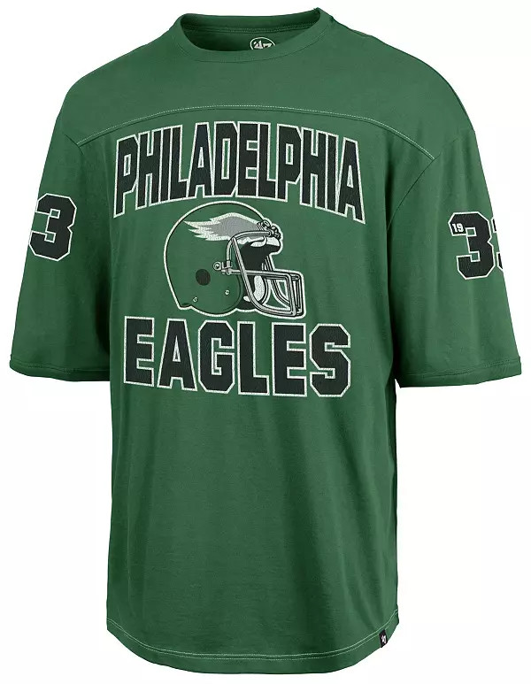 '47 Men's Philadelphia Eagles Rush Brighton Throwback Green T-Shirt | Dick's Sporting Goods | Dick's Sporting Goods