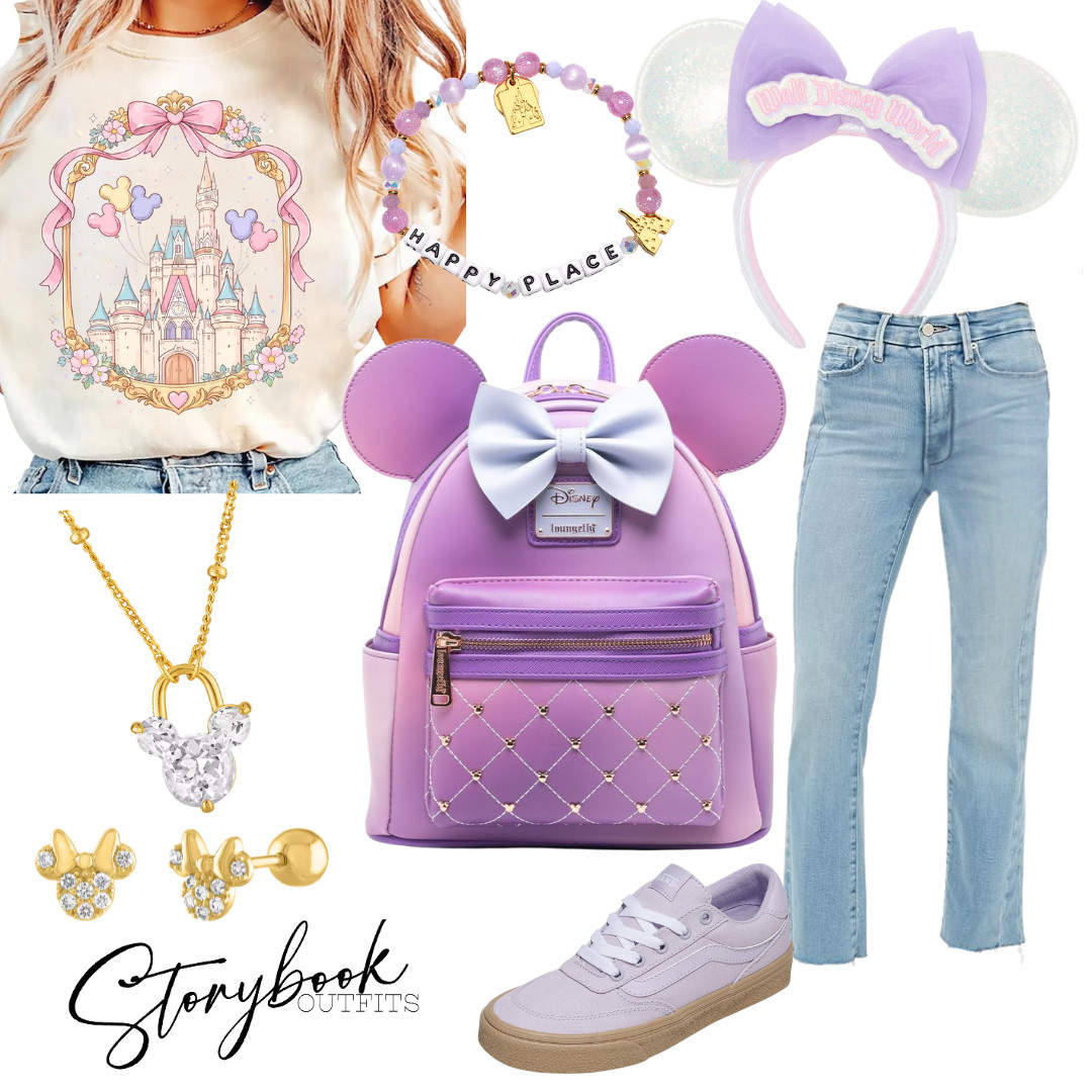 Fairytale energy but make it wearable 💜✨

Soft lavender, castle-core vibes, and just the right sparkle for a dreamy Disney World park day. 

 #LTKTravel