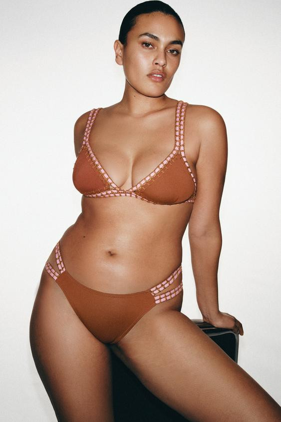 CROCHET BIKINI TOP | Zara UK