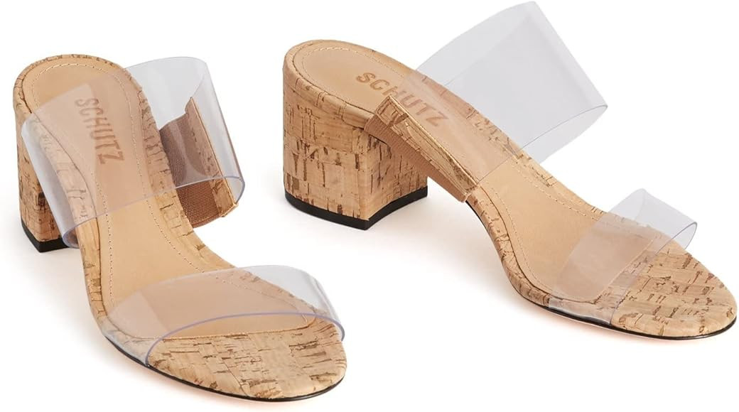 SCHUTZ Women's Victorie Slides | Amazon (US)
