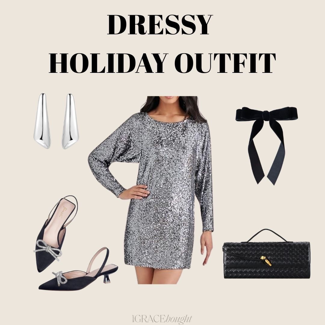 Dressy holiday outfit inspo! 

#LTKootd #LTKHoliday