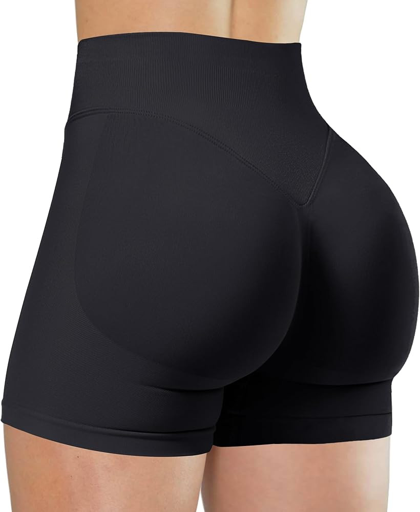 Unthewe Womens Workout Seamless Scrunch Butt Lifting Shorts High Waisted Tummy Control Gym Yoga S... | Amazon (US)