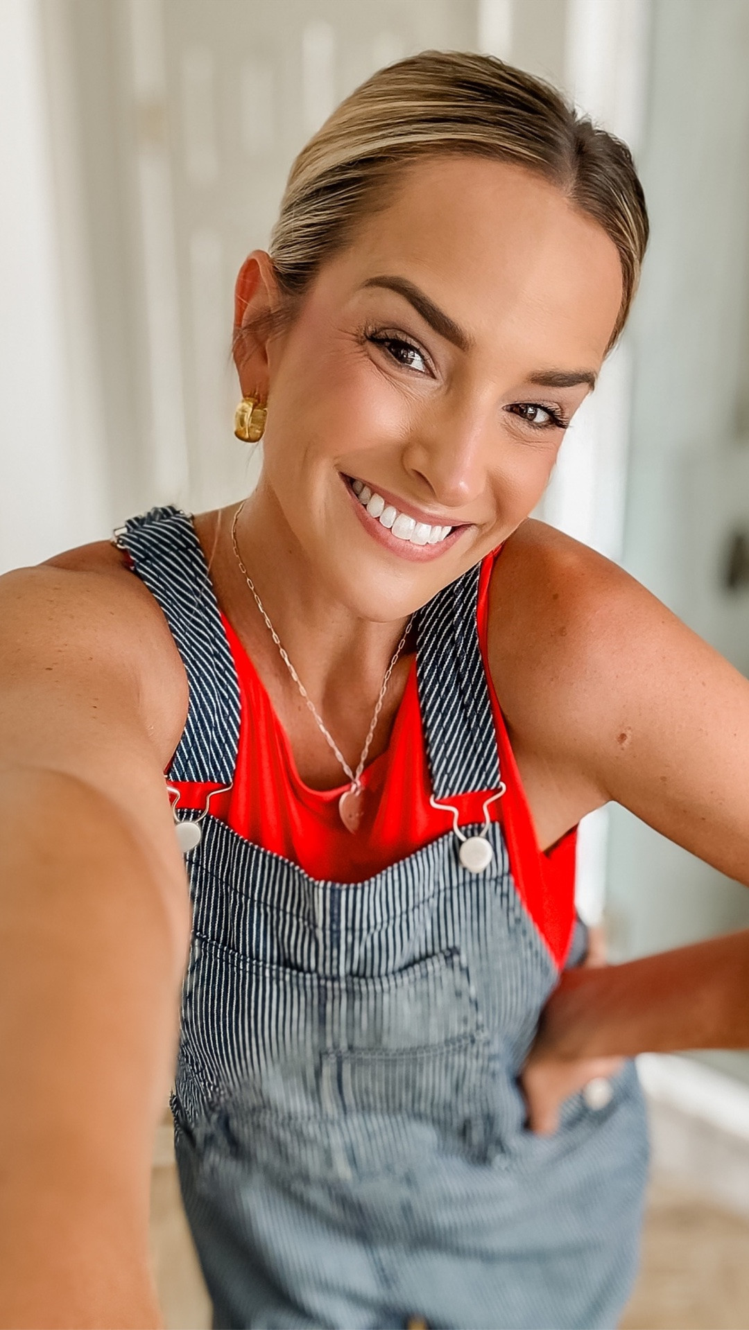 Missing our annual Winnetka 4th of July this year, but making our way to the farm for a fun-filled weekend in this blazing hot heat! Keeping the outfits cool and simple, but red, white, and blue of course! ♥️🤍💙🇺🇸

#LTKootd #LTKdayinmylife #LTKmomlife