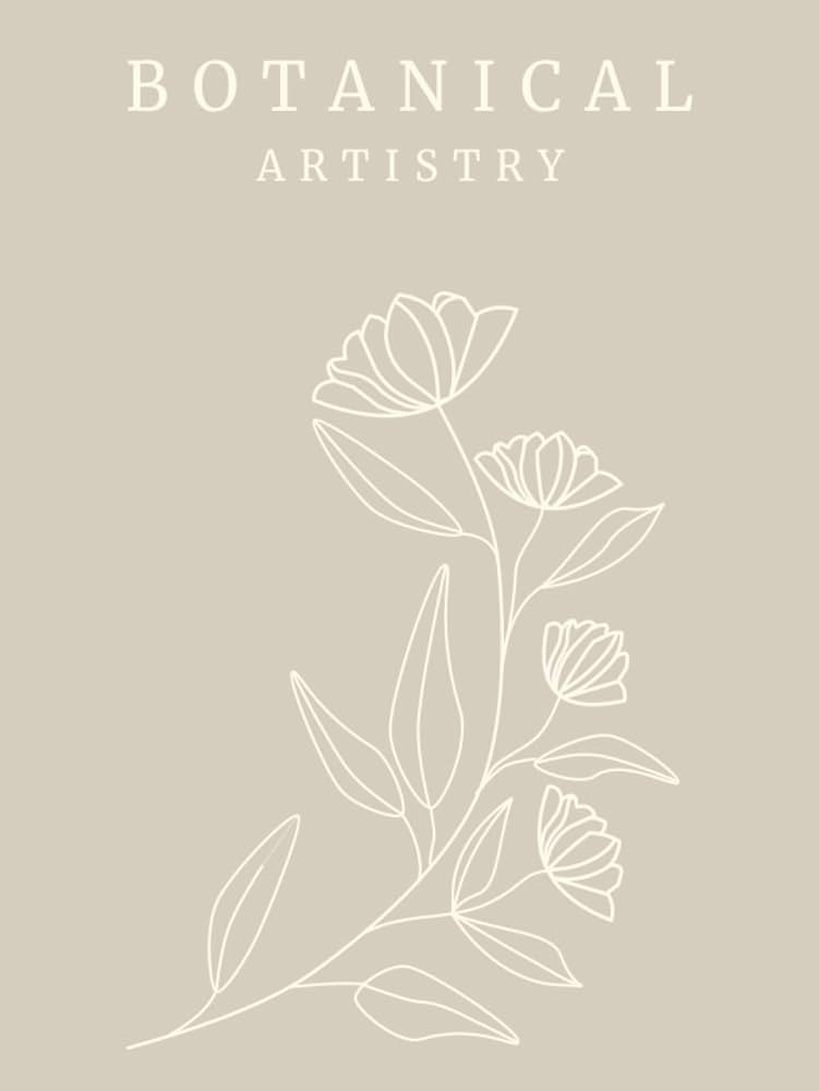 Botanical Artistry: A Hardcover Floral Decorative Book & Journal for Interior Design | Modern Neu... | Amazon (US)