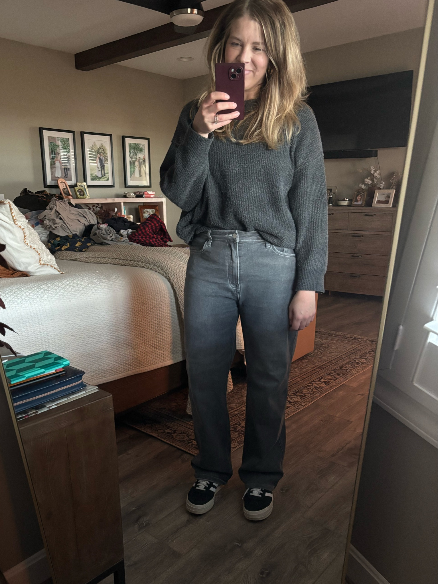 The Sunday scaries uniform. Don’t let the picture fool you, the cuffs do not have to be cuffed on the jeans!

#LTKU #LTKStyleTip #LTKSeasonal