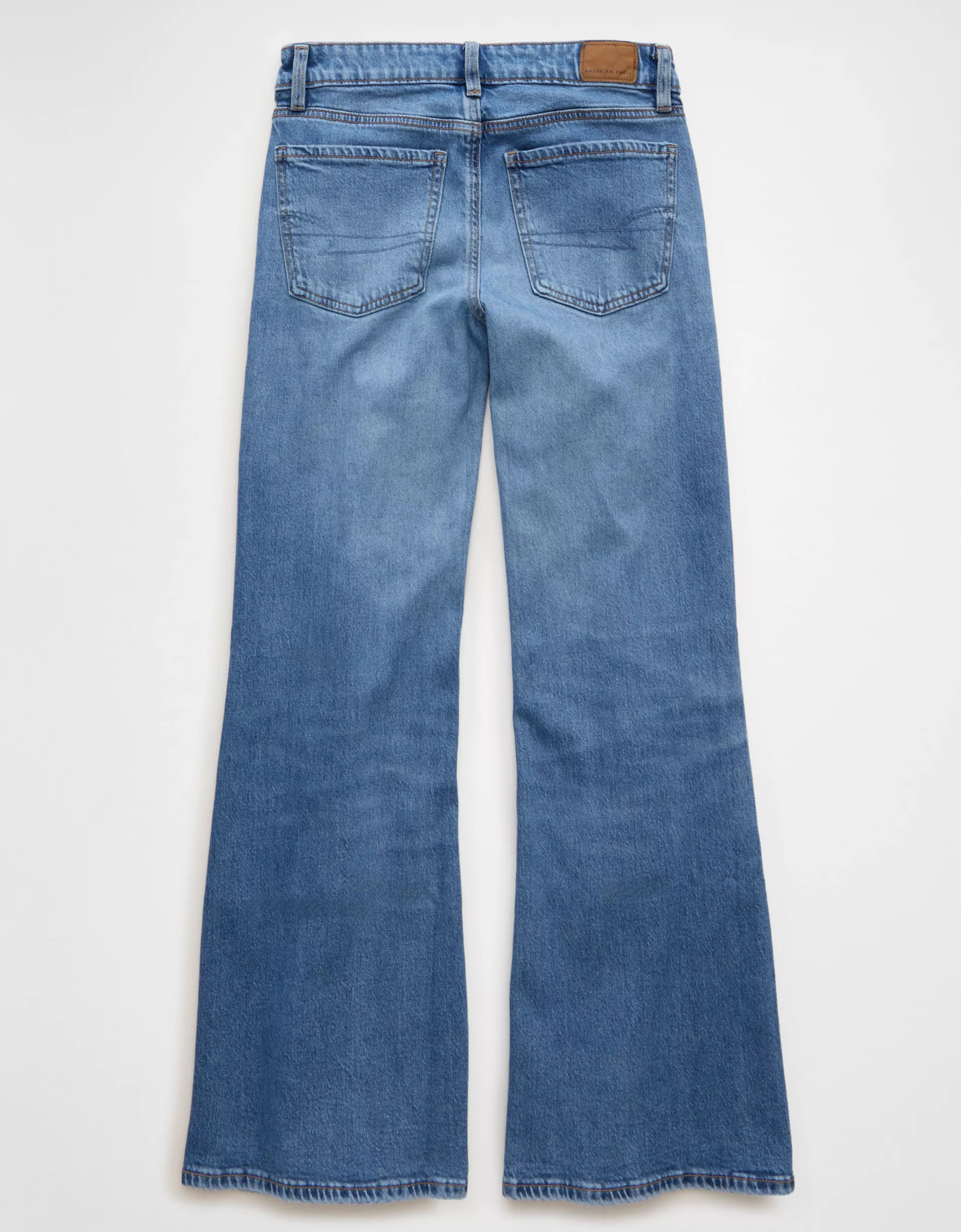 AE Stretch Low-Rise Flare Jean | American Eagle Outfitters (US & CA)