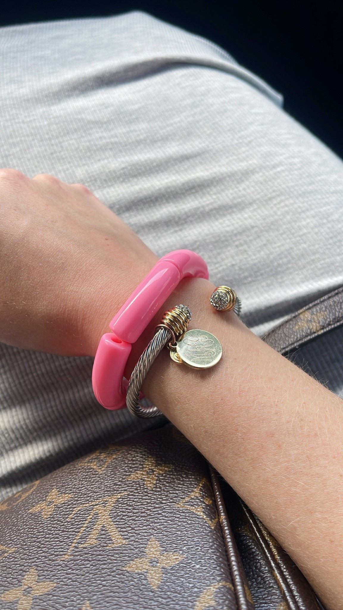 Pink and Silver Bracelet Stack

David yurman look alike, David yurman dupe, pink acrylic bracelet, designer bracelets, girly bracelets, fun bracelets, Etsy bracelets, Amazon bracelet, designer dupe bracelets 
#LTKSummerEdit

#LTKSeasonal #LTKStyleTip