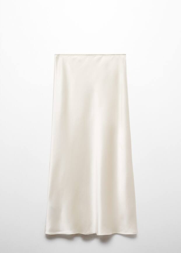 Midi satin skirt -  Women | Mango United Kingdom | MANGO (UK)