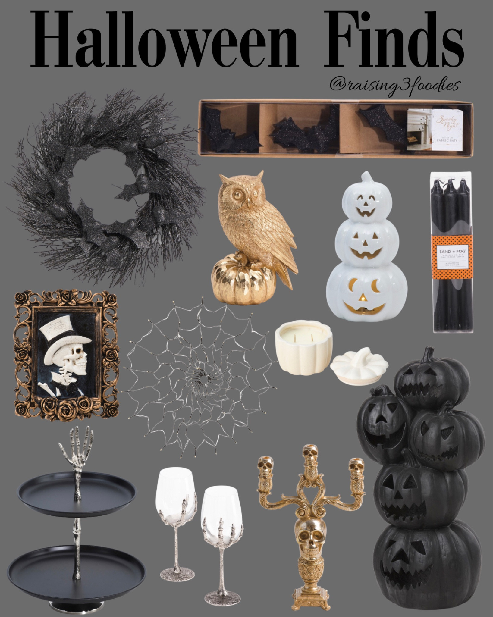 Halloween Home Decor from Marshalls.  Lots of Pottery Barn looks for less! 

#LTKhome #LTKstyletip #LTKSeasonal