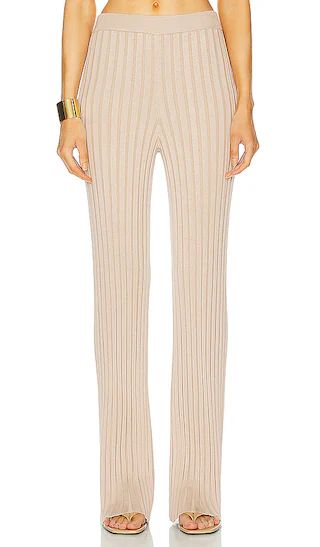 by Marianna Sereph Rib Pants in Champagne | Revolve Clothing (Global)