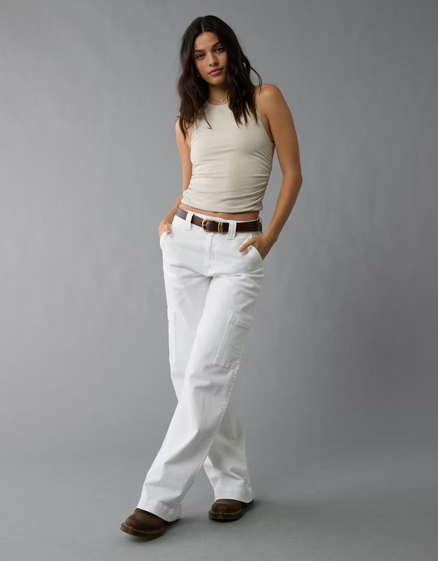 AE Keyhole Back High Neck Tank Top | American Eagle Outfitters (US & CA)