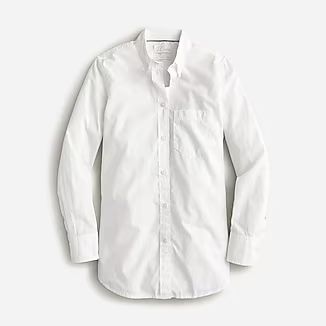 J.Crew: Slim-fit Stretch Cotton Poplin Shirt In Stripe For Women | J.Crew US
