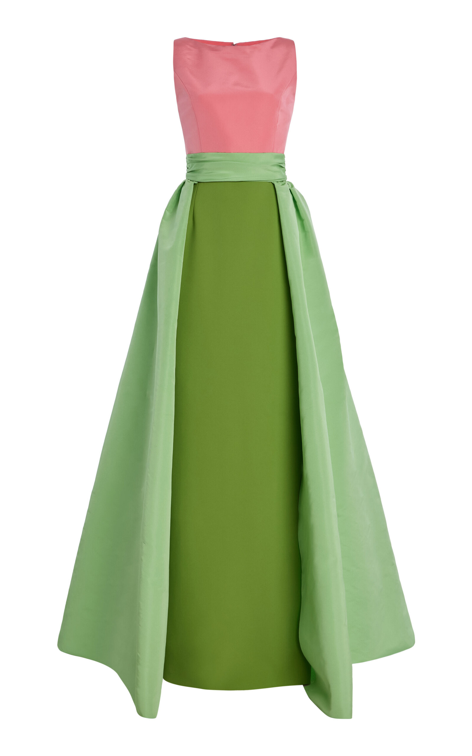 Carolina Herrera Convertible Silk-Faille Gown - Moda Operandi | Moda Operandi (Global)