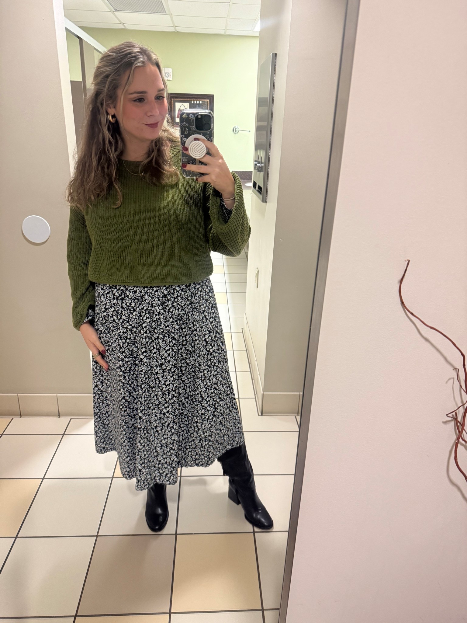 Big fan of making older pieces refreshed like wearing my favorite dress (old dress from old navy) & throwing a sweater over it! 

#LTKMidsize #LTKdayinmylife #LTKootd