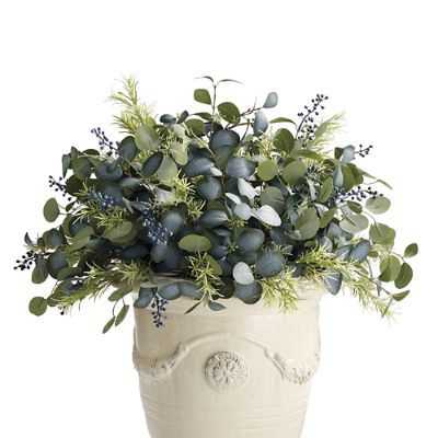 Herb Eucalyptus & Blueberry Urn Filler | Frontgate