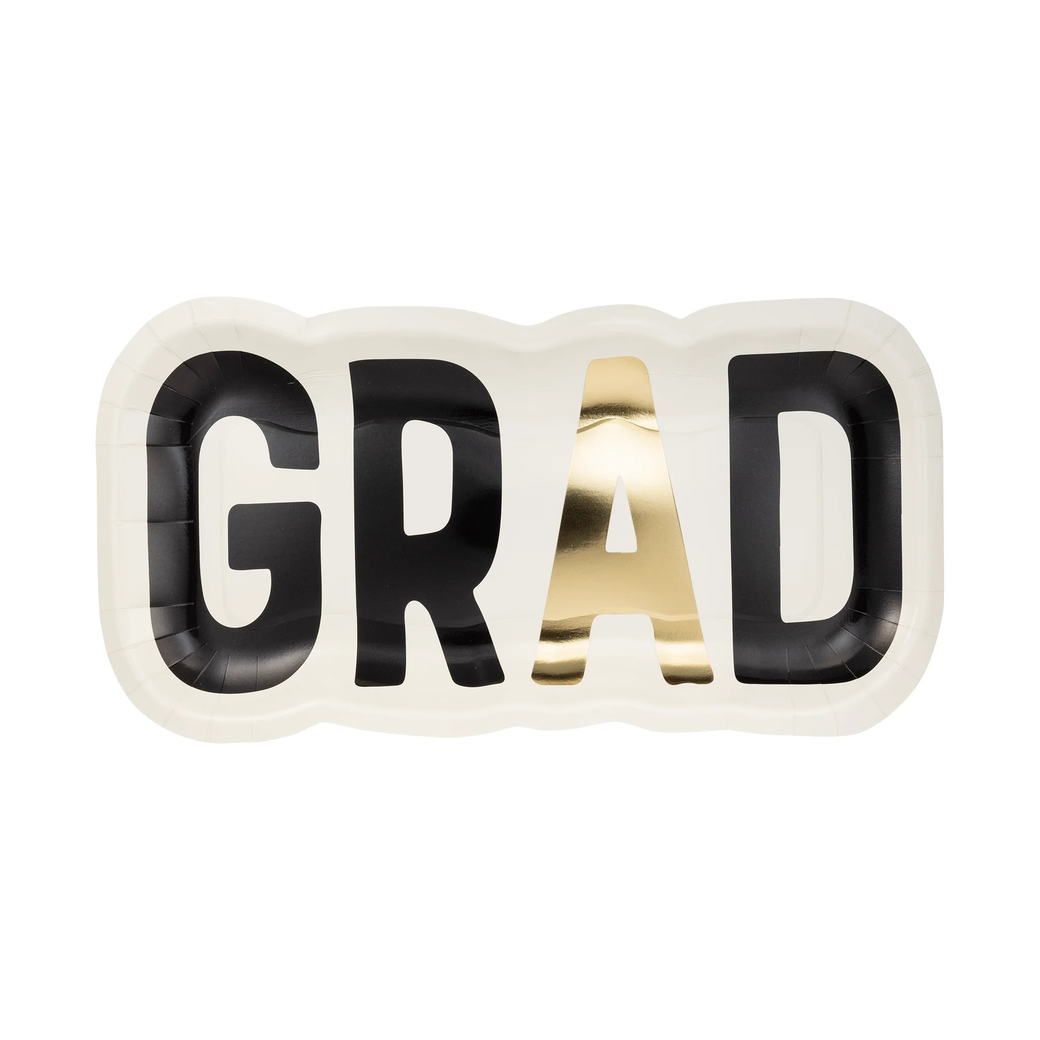 GRAD Shaped Paper Plate | My Mind's Eye