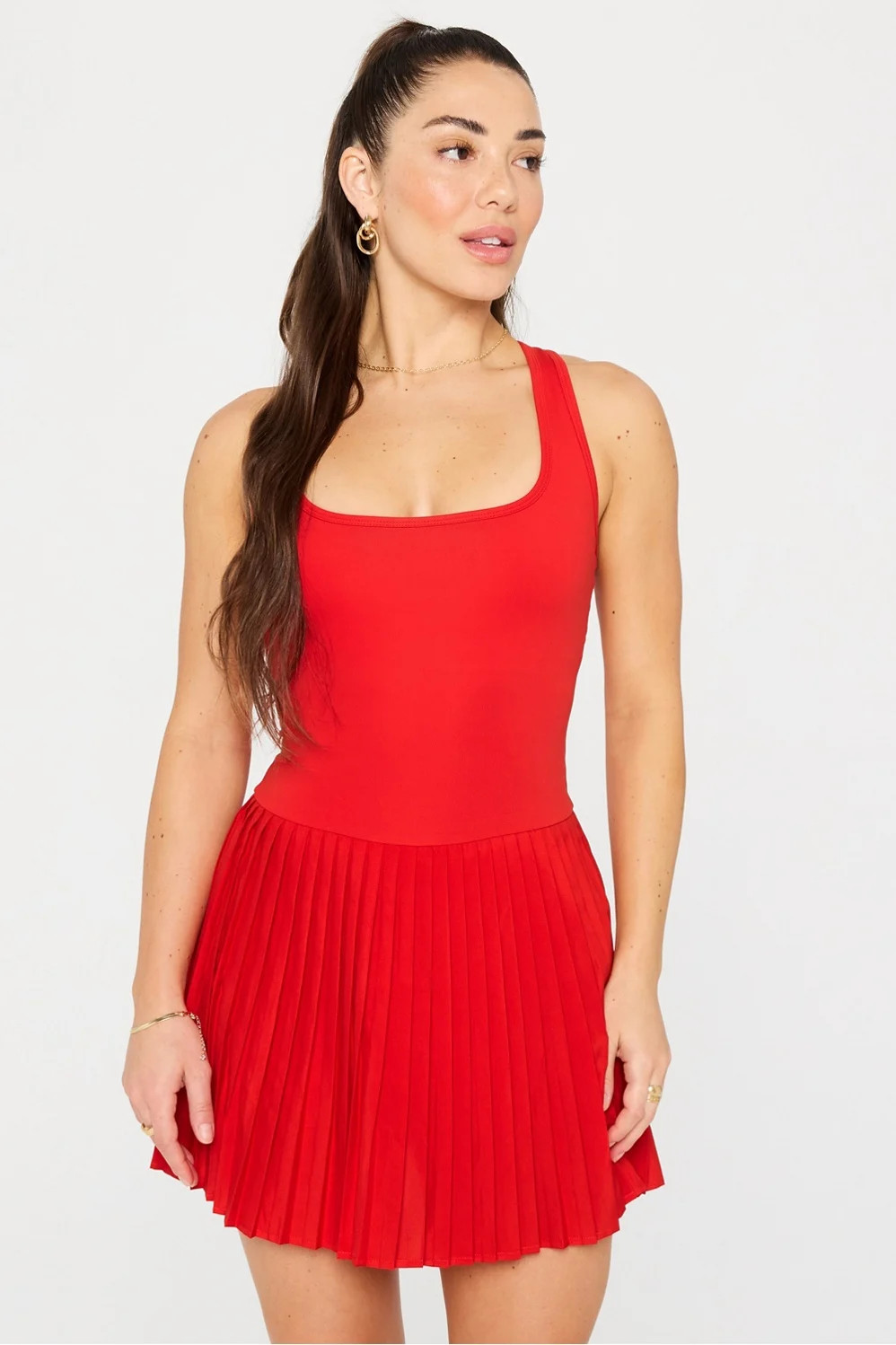 Hot Shot Pleated Dress Classic Mini | Fabletics