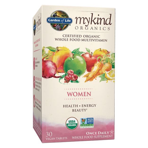 Garden of Life My Kind Organic Women's Daily Vegan Multivitamin Tablets - 30ct | Target