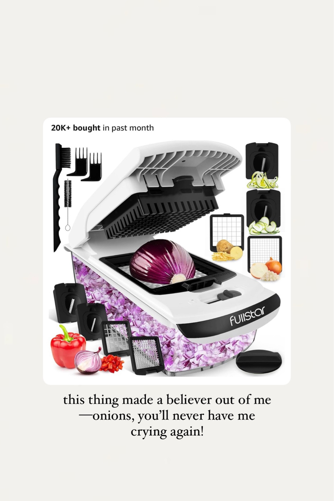 chopper, spiralizer, mandolin, onion chopper, tear free, plates, floral plates, melamine, keto bread, mug rail, brass rail

#LTKSaleAlert #LTKHome