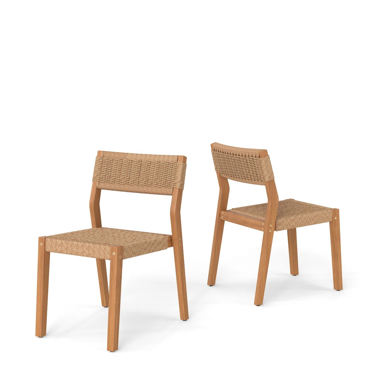 Outdoor Wicker Dining Chairs (set Of 2) (Set of 2) | Wayfair North America