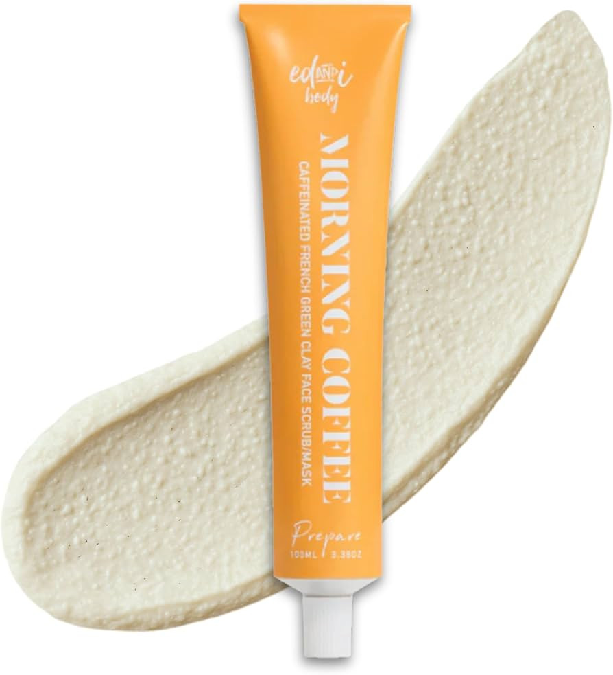 ed&i Morning Coffee 2 in 1 Face Scrub & Mask – With French Green Clay and Coffee Extract, Gentl... | Amazon (US)