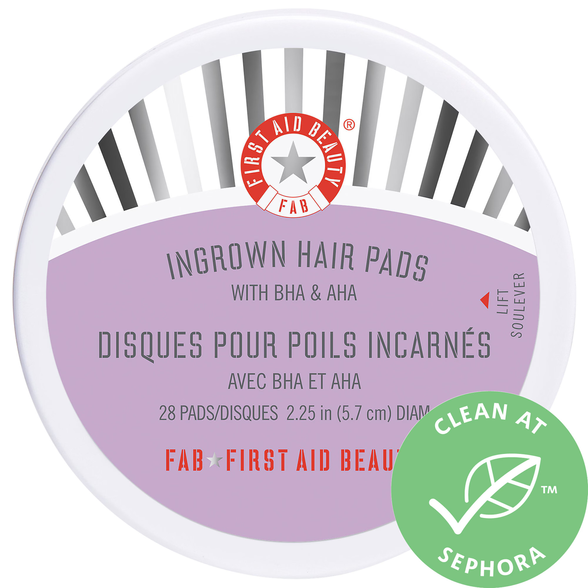 First Aid Beauty Ingrown Hair Pads with BHA & AHA 28 Pads | Sephora (US)