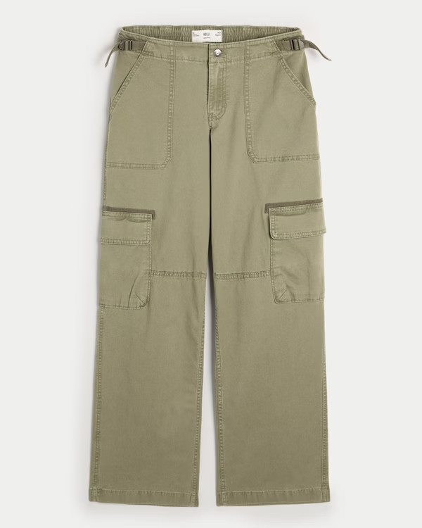 Low-Rise Baggy Cargo Pants | Hollister (US)