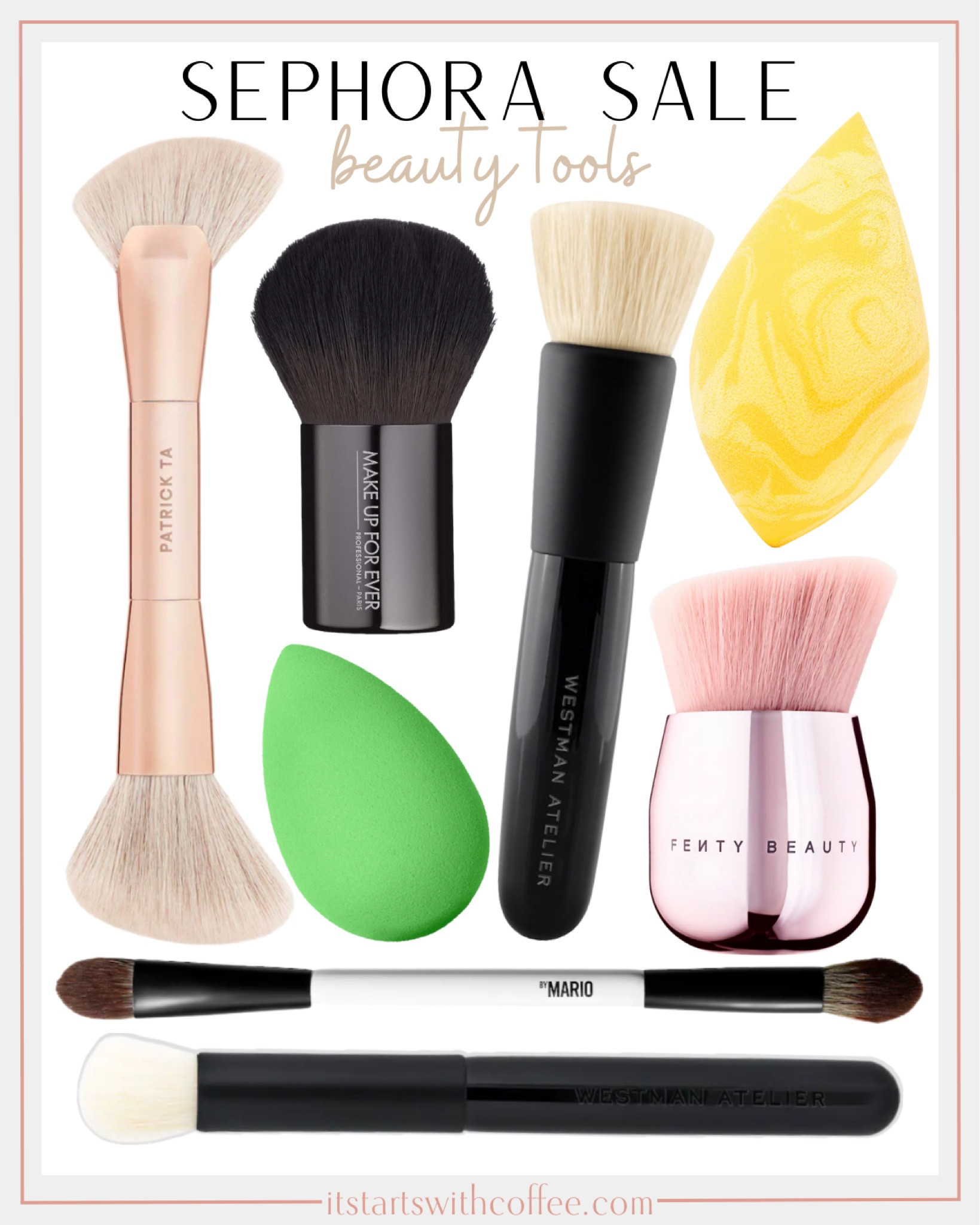 Now is the time to stock up on all your beauty tools! Sephora’s sale has great deals on foundation brushes, beauty blenders, and more!

Sale alert, deal alert, steal alert, makeup forever, makeup brush, beauty sale

#LTKsalealert #LTKbeauty #LTKunder50
