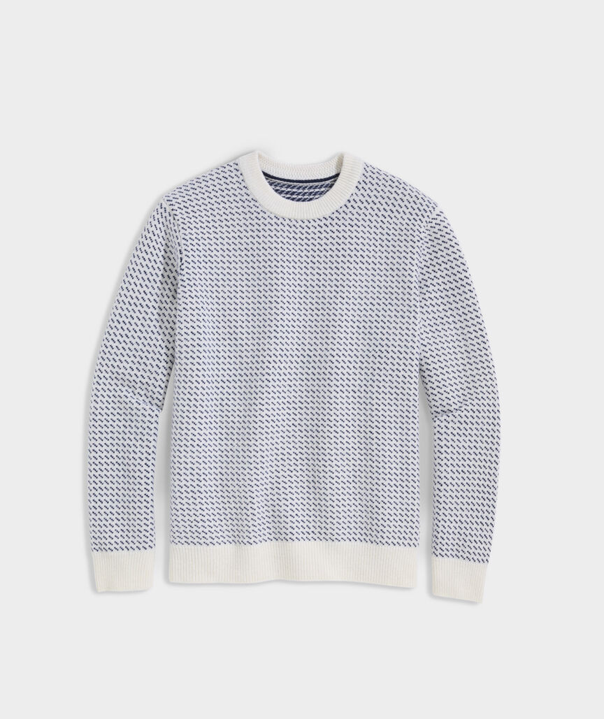 Marine Birdseye Crewneck Sweater | vineyard vines