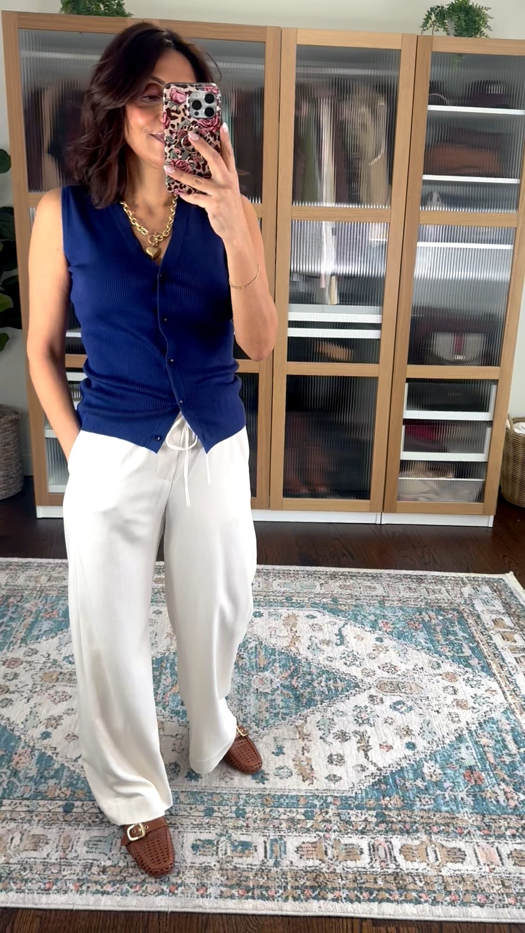Target pants that look like Aritzia 
Wearing xs regular length and they come in short and tall.
Wearing small in Amazon top/vest- made if the most beautiful fabric 

#LTKWorkwear #LTKgrwm #LTKOver40