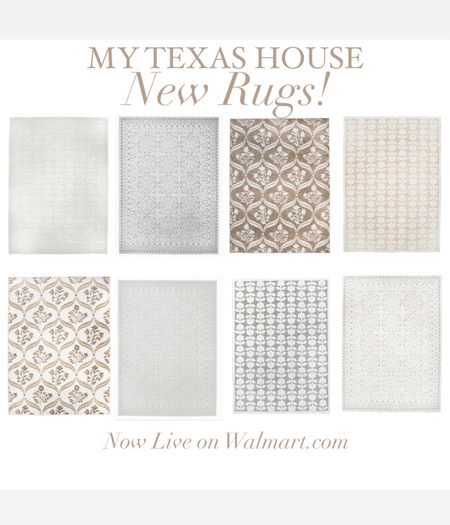 The new My Texas House rugs are now live! The Poppy & Ryland are power washable rugs, and the wWllow is a super plush stain resistant rug 

#LTKSeasonal #LTKHome