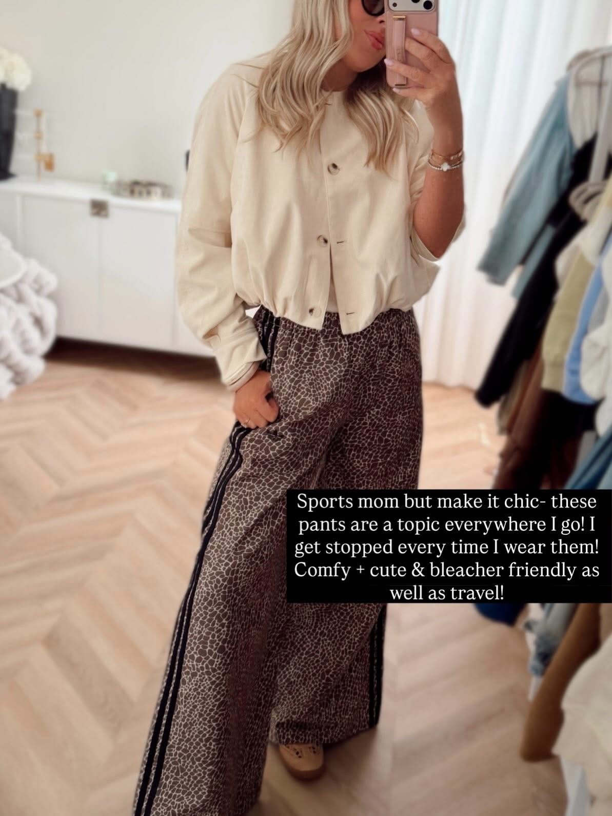 This outfit - sideline chic! I can’t tell you how many ppl stopped me about these pants! They’re roomy, comfy and so fun! 
I’m in all smalls. 


Sports mom. Casual. Active. Adidas pants

#LTKootd #LTKmomlife #LTKActive