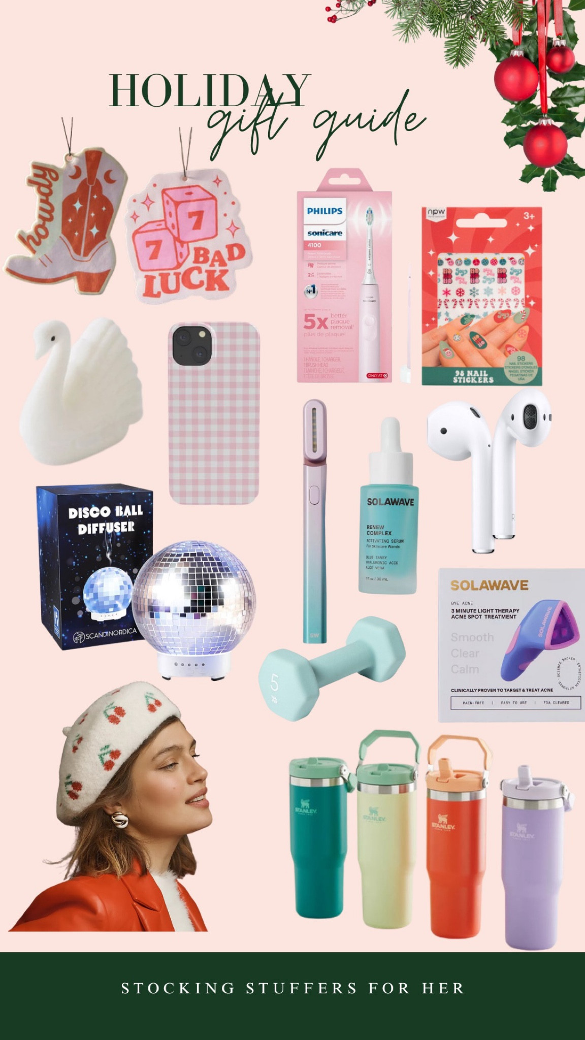 a few stocking stuffer suggestions for the girlies who care about the little things 💗 skincare, health, and simple aesthetics in life 

#LTKGiftGuide #LTKSeasonal #LTKHoliday