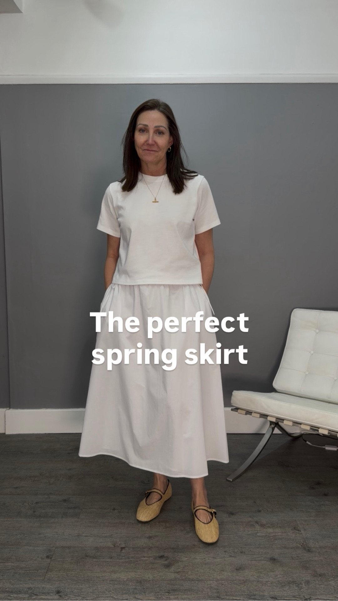 These skirts are ideal for the warmer weather. Cotton poplin, elasticated waist, fully lined and pockets 👌🏻
Wear now with a sweatshirt or jumper and in summer with vests and linen tees x
I’m in a 10 skirt and medium tee

#LTKuk #LTKspring #LTKover50style