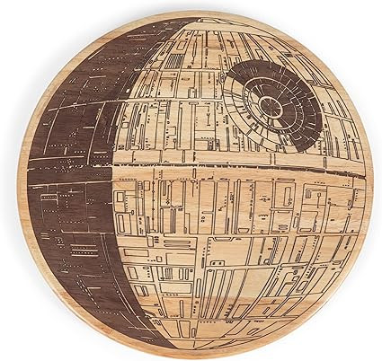 PICNIC TIME Star Wars Death Star 16” Serving Board, Wood Cheese Board, Charcuterie Board, Cutti... | Amazon (US)
