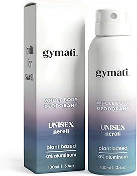 Gymati Natural Deodorant Body Spray Aluminum Free For Men & Women | Amazon (US)