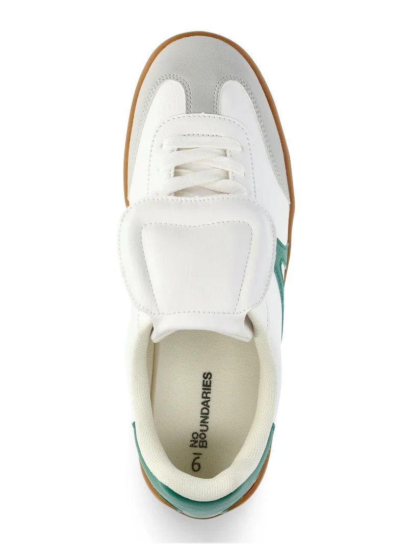 No Boundaries Women's Foldover Lace-Up Sporty Sneakers | Walmart (US)