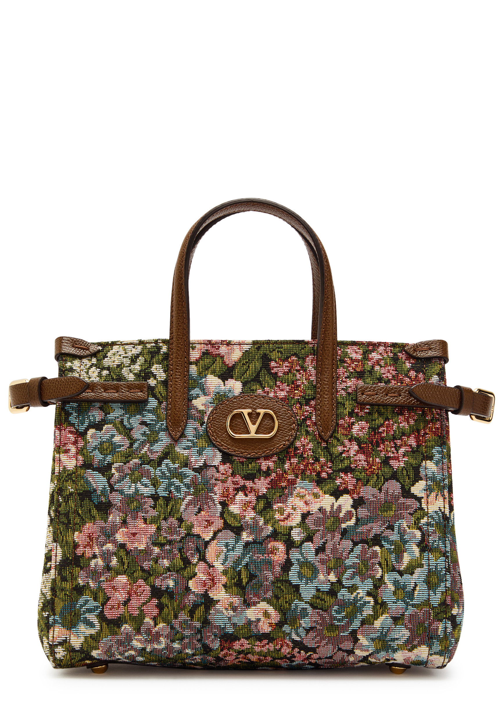 Antibes small floral-jacquard tote bag | Harvey Nichols
