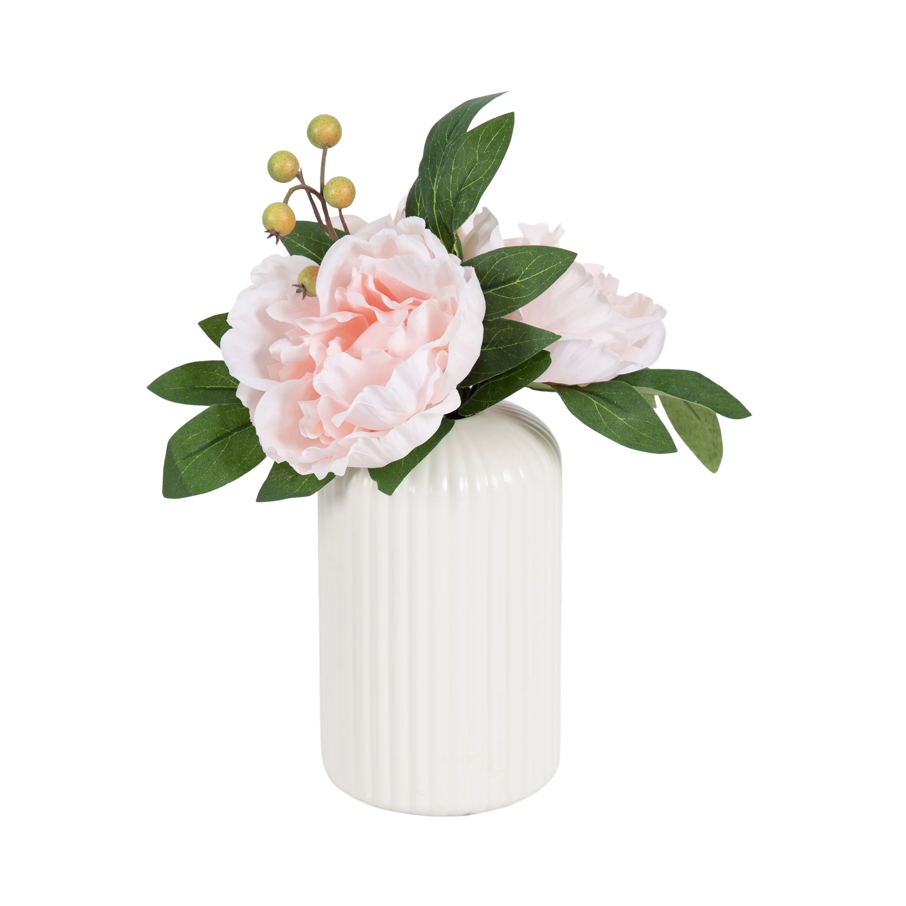 Better Homes & Gardens Peony Medium Vase - Pink - Walmart.com | Walmart (US)