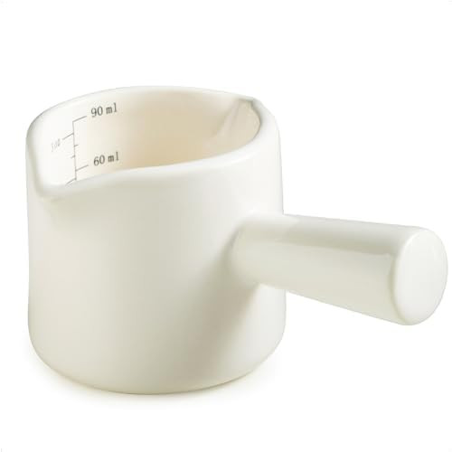 Espresso Measuring Cup, Ceramic Espresso Cup Double Spouts Expresso Shots Cup with Handle, Espres... | Amazon (US)