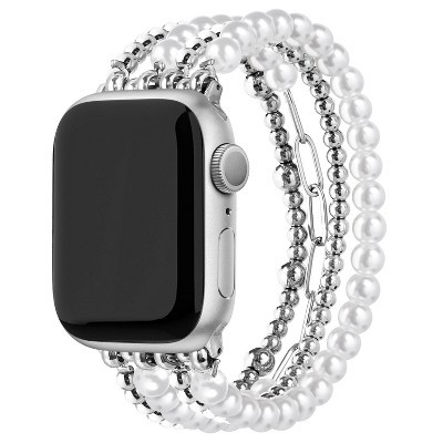 Posh Tech Penny Beaded Band forApple Watch - Silver | Target