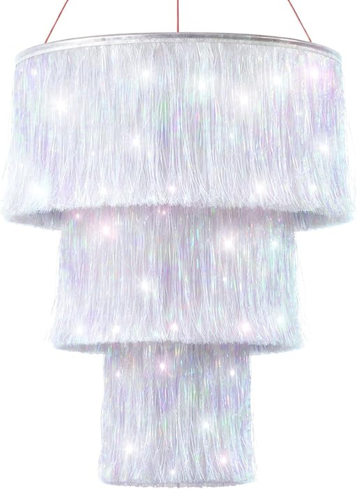 1 Piece 3 Tier Fringe Tinsel Chandelier Fringe Chandelier Decoration Birthday Bachelorette Party ... | Amazon (US)